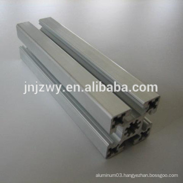 square shape aluminum extrusion profiles 6060 6061 6063 7075 for making tool bracket